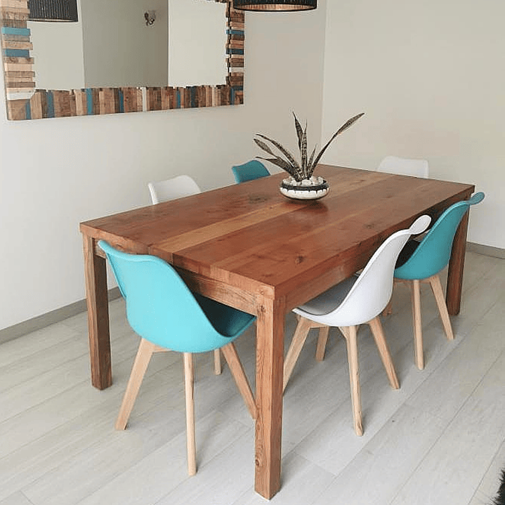 MESA DE COMEDOR ROBLE CLASICA 3