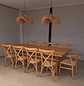 COMEDOR 8 SILLAS  AZIZA  LENGA - Miniatura 1