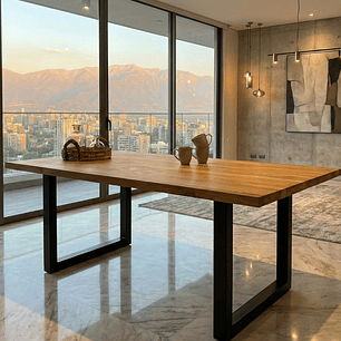 MESA DE COMEDOR CORCHETE LENGA 