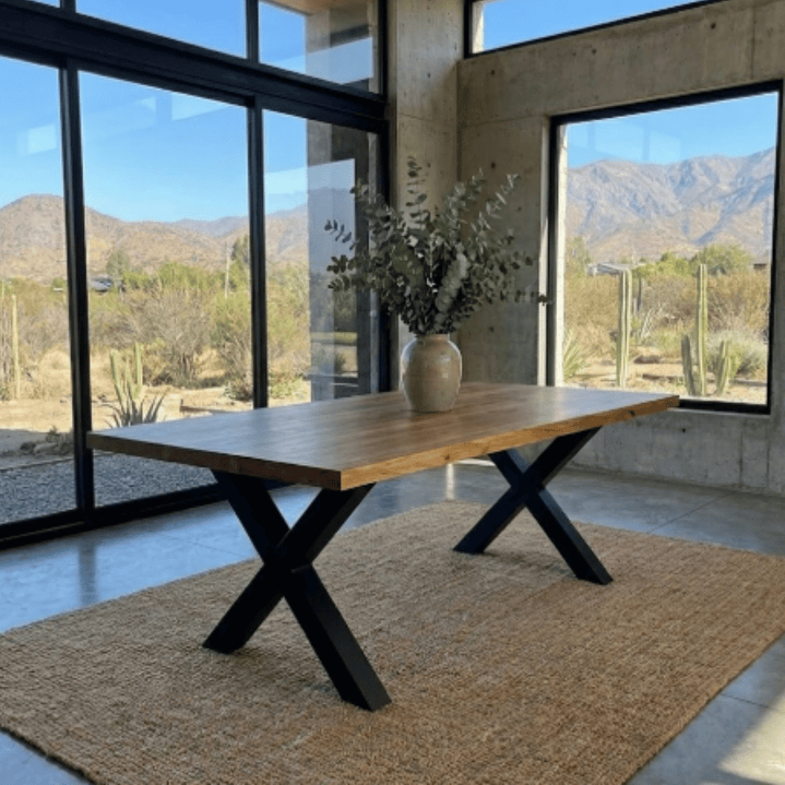 MESA DE COMEDOR AZIZA INDUSTRIAL LENGA 1