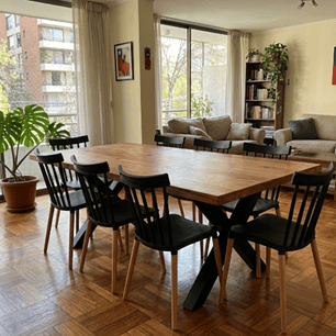 MESA DE COMEDOR AZIZA INDUSTRIAL LENGA