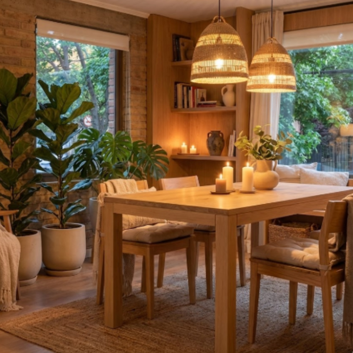 MESA DE COMEDOR GARDEN NATURAL 1