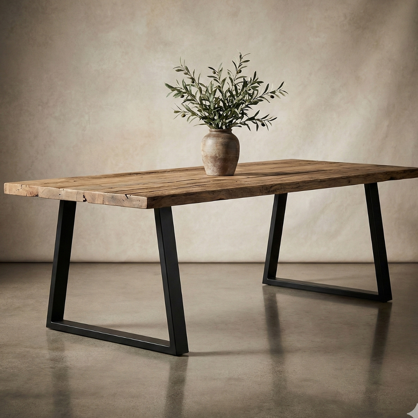 MESA DE COMEDOR  ROBLE NATIVO 2