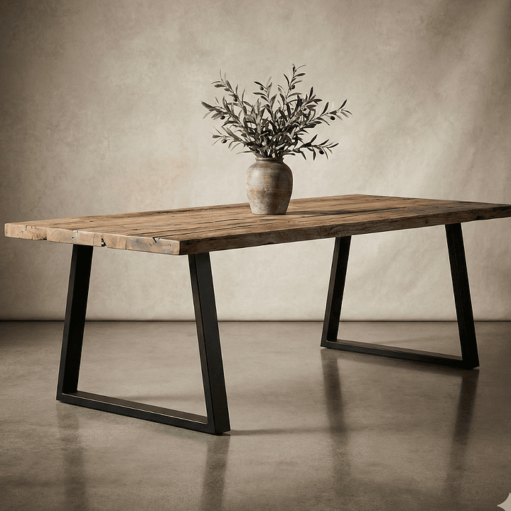 MESA DE COMEDOR  ROBLE NATIVO 2