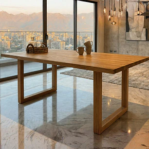 MESA DE COMEDOR CORCHETE LENGA 