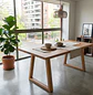 MESA DE COMEDOR INDUSTRIAL A  LENGA - Miniatura 1