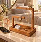 Organizador de Joyas de Madera con Bandeja | Soporte para Relojes, Pulseras y Collares - Miniatura 1