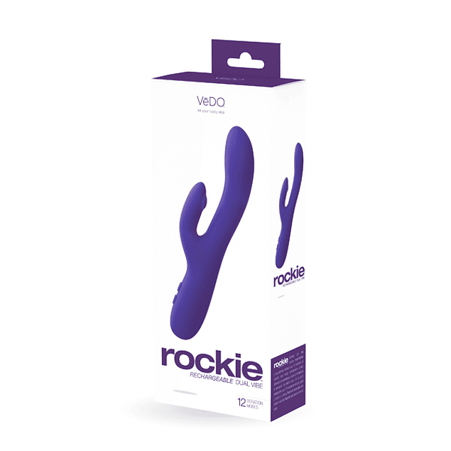 Vibrador  Dual Recargable ROCKIE