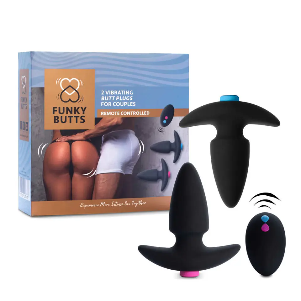 Vibrador Anal Couples c/ Control Funky Feeltoyz 1