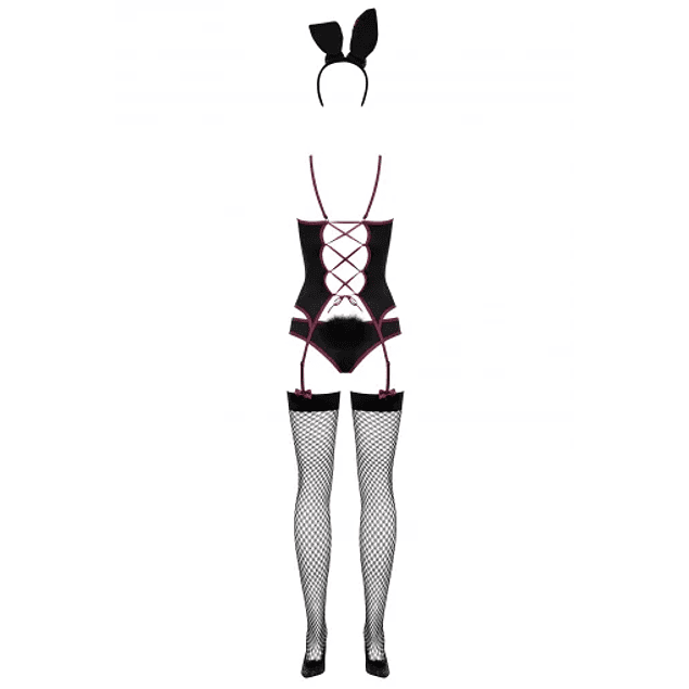 Disfraz de Coneja Negro Obsessive