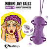 Bolita Vibradora Motion Love Balls  TWISTY c/ control remoto