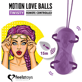 Bolita Vibradora Motion Love Balls  TWISTY c/ control remoto