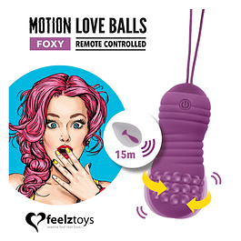 Bolita Vibradora Motion Love Balls FOXY c / Control Remoto