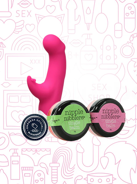 Pack Vibrador Joy Vive + Nipple Bálsamo ( x2 unidades )