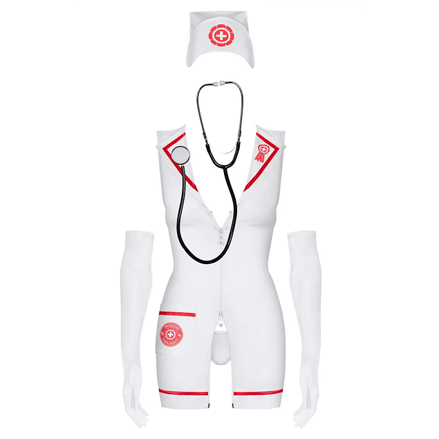 Disfraz Enfermera de Emergencias con Estetoscopio