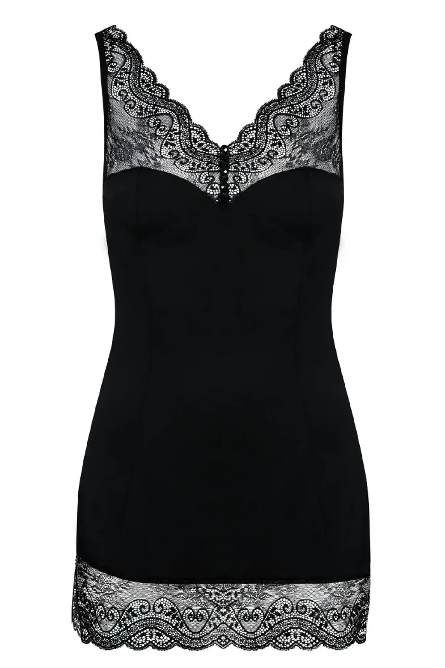 Chemise Negro + Tanga Miamor 3