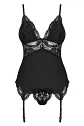 Corset Negro + Tanga  - Miniatura 3