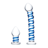 Set de Plug y Dildo de Cristal 