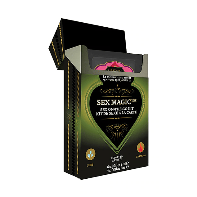 Set 12 Sachets Kama Sutra Lubricante + Intensificador Cálido 