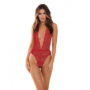 Enterizo Negro de Encaje