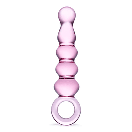 Deslizador Dildo Anal de Vidrio 