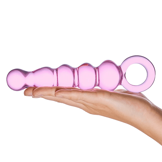 Deslizador Dildo Anal de Vidrio 