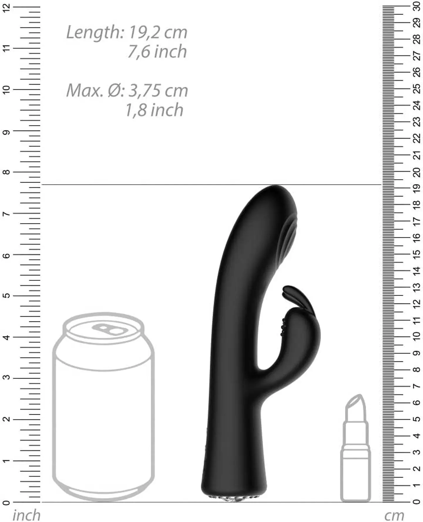 Vibrador Conejo Discretion LUX 3