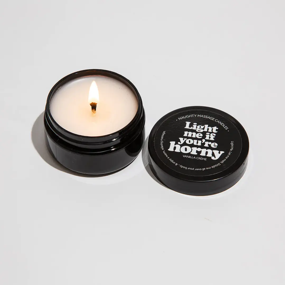 Mini Vela de Masaje Crema de Vainilla 3