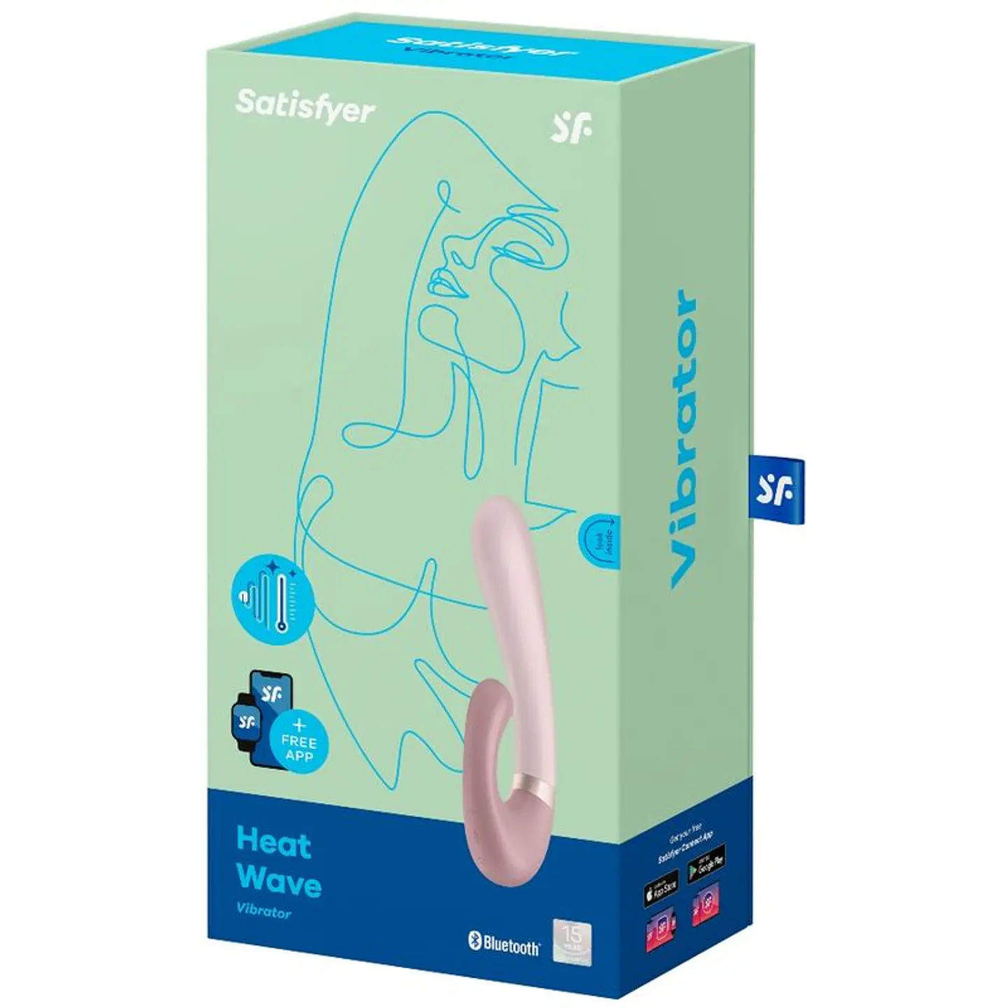 Vibrador Conejo Satisfyer Heat Wave c/ App 3