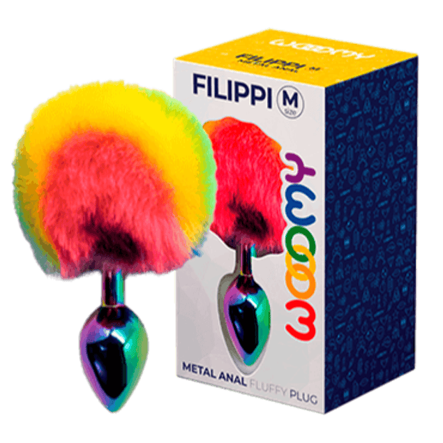 Plug Anal Metálico Multicolor Wooomy Filippi