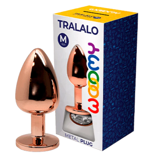 Plug Anal Metálico Wooomy Tralalo