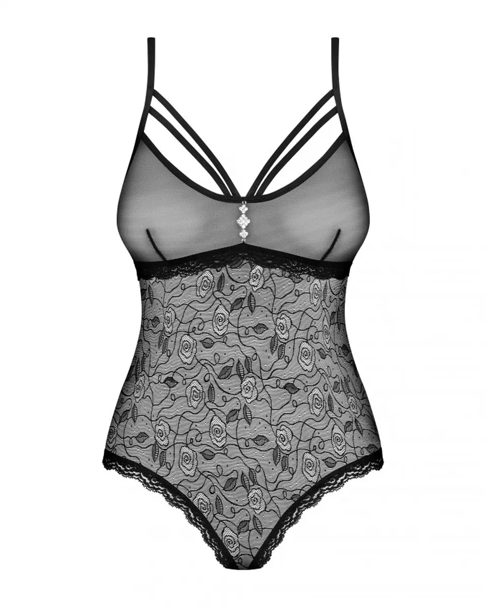 Body Negro con Encaje Obsessive 4