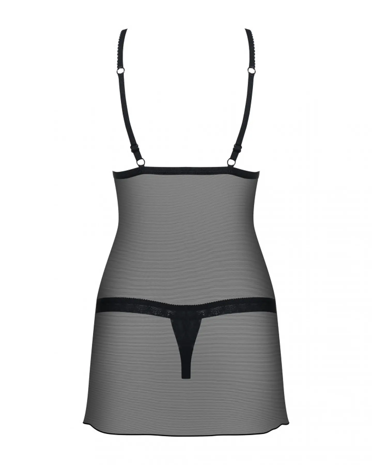 Babydoll con Calzón Negro Obsessive 5