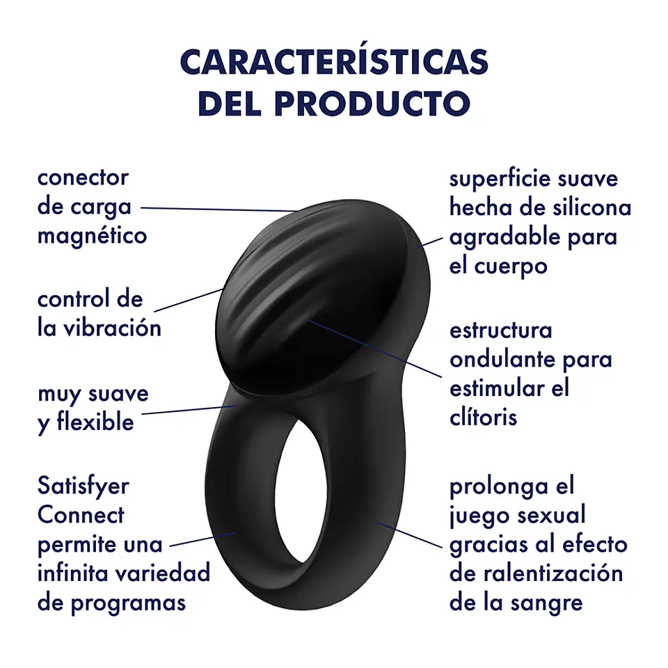 Anillo Vibrador Bluetooth Satisfyer Signet Ring 3