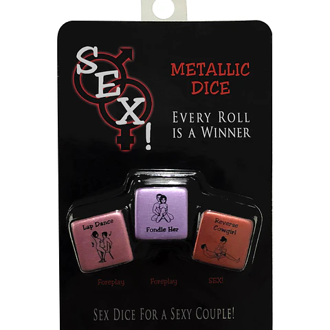 Juego de Dados Metálicos  SEXO