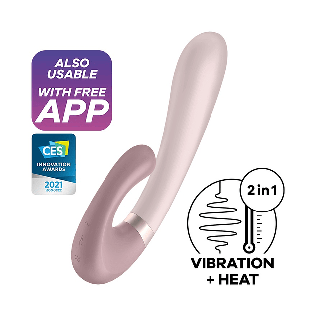 Vibrador Conejo Satisfyer Heat Wave c/ App