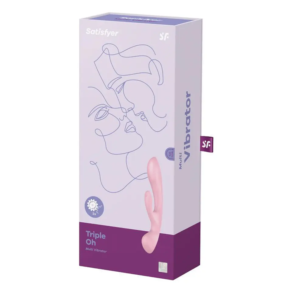Vibrador 2 en 1 Triple OH 3