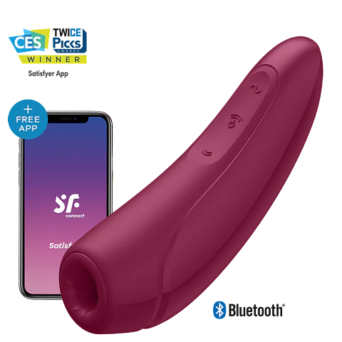 Satisfyer c/ pulso de aire Curvy 1 + 