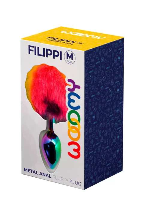 Plug Anal Metálico Multicolor Wooomy Filippi