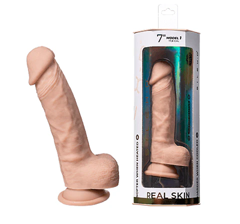 Dildo Realístico Modelo 1  Color Piel 7" ( 17,8cms.)