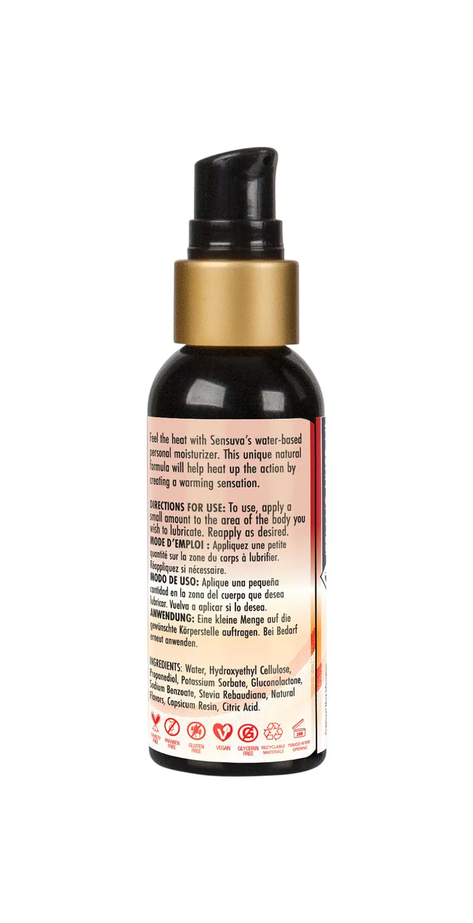 Lubricante a Base de Agua Cálido Heat Wave 2