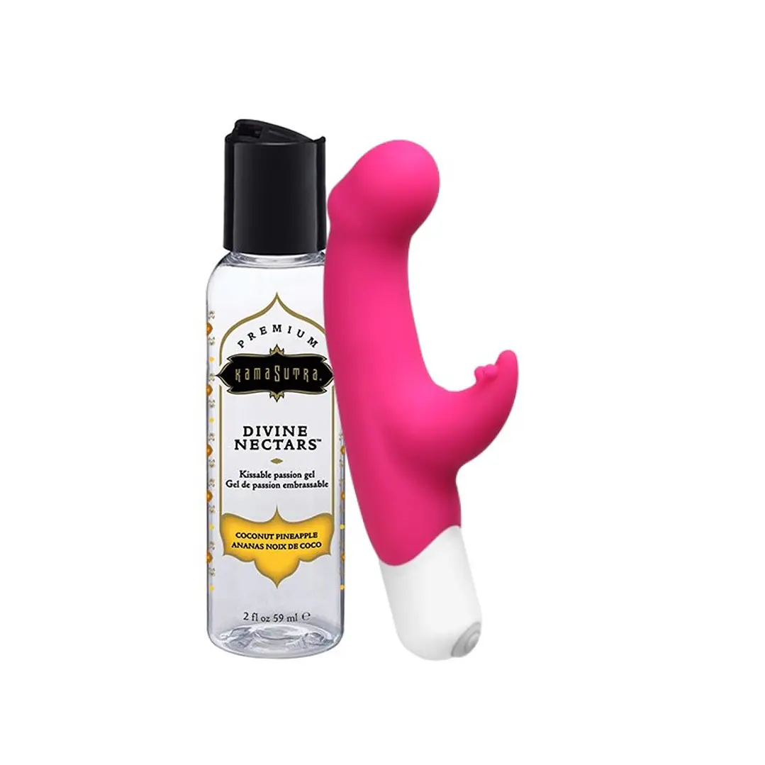 Vibrador JOY + Lubricante Sabor 2