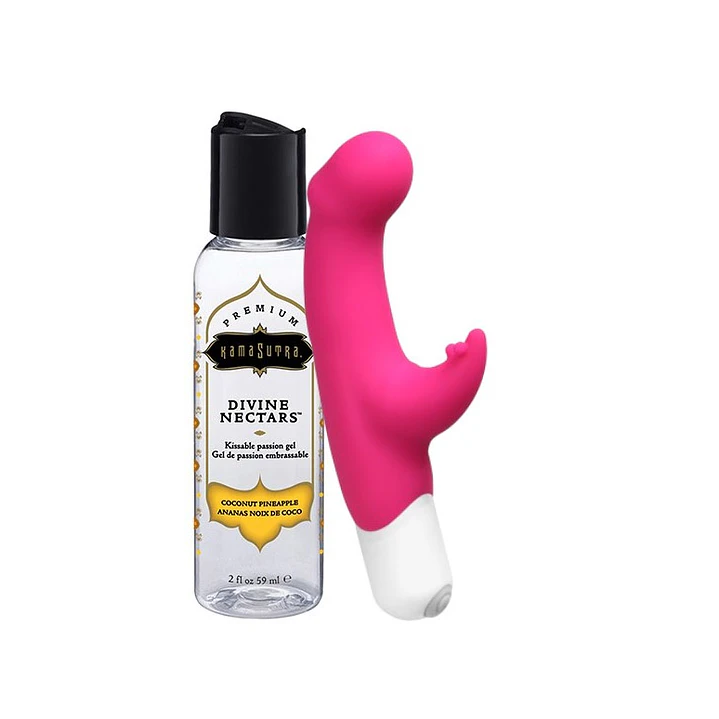 Vibrador JOY + Lubricante Sabor 2