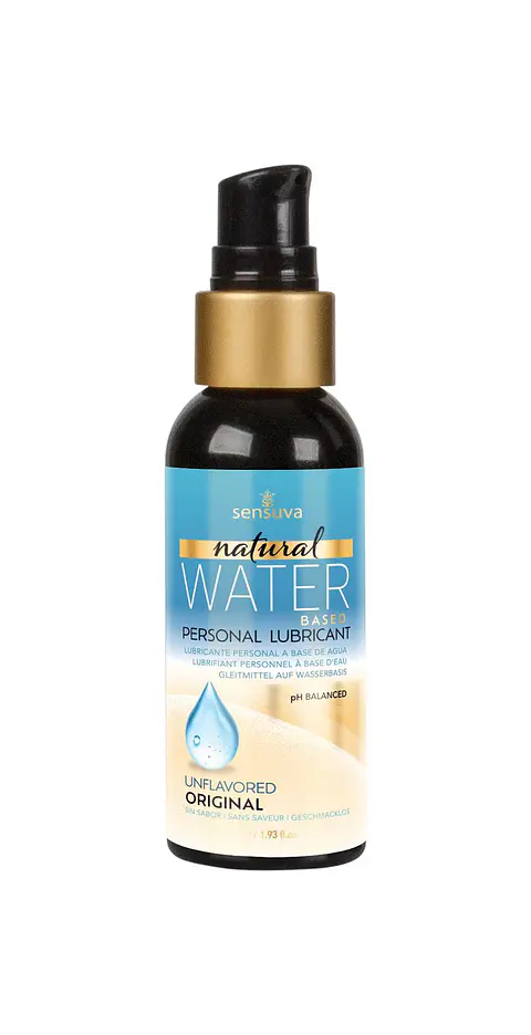 Lubricante Base Agua Sensuva Neutro