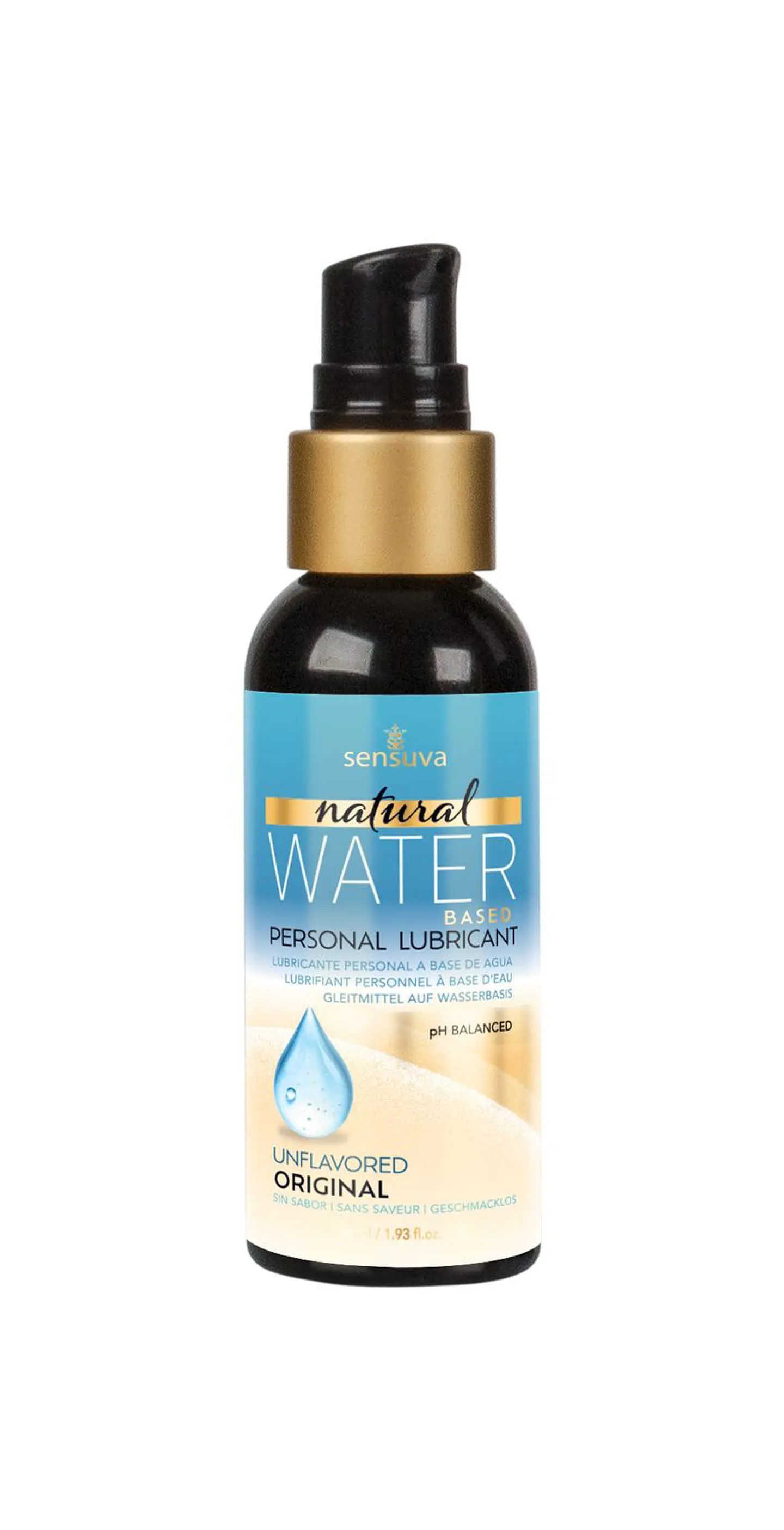 Lubricante Base Agua Sensuva Neutro 1