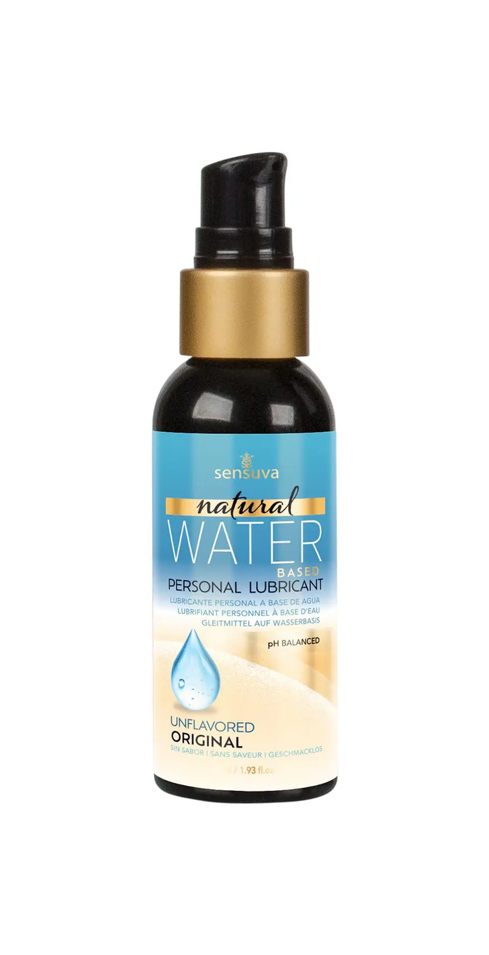 Lubricante Base Agua Sensuva Neutro 1
