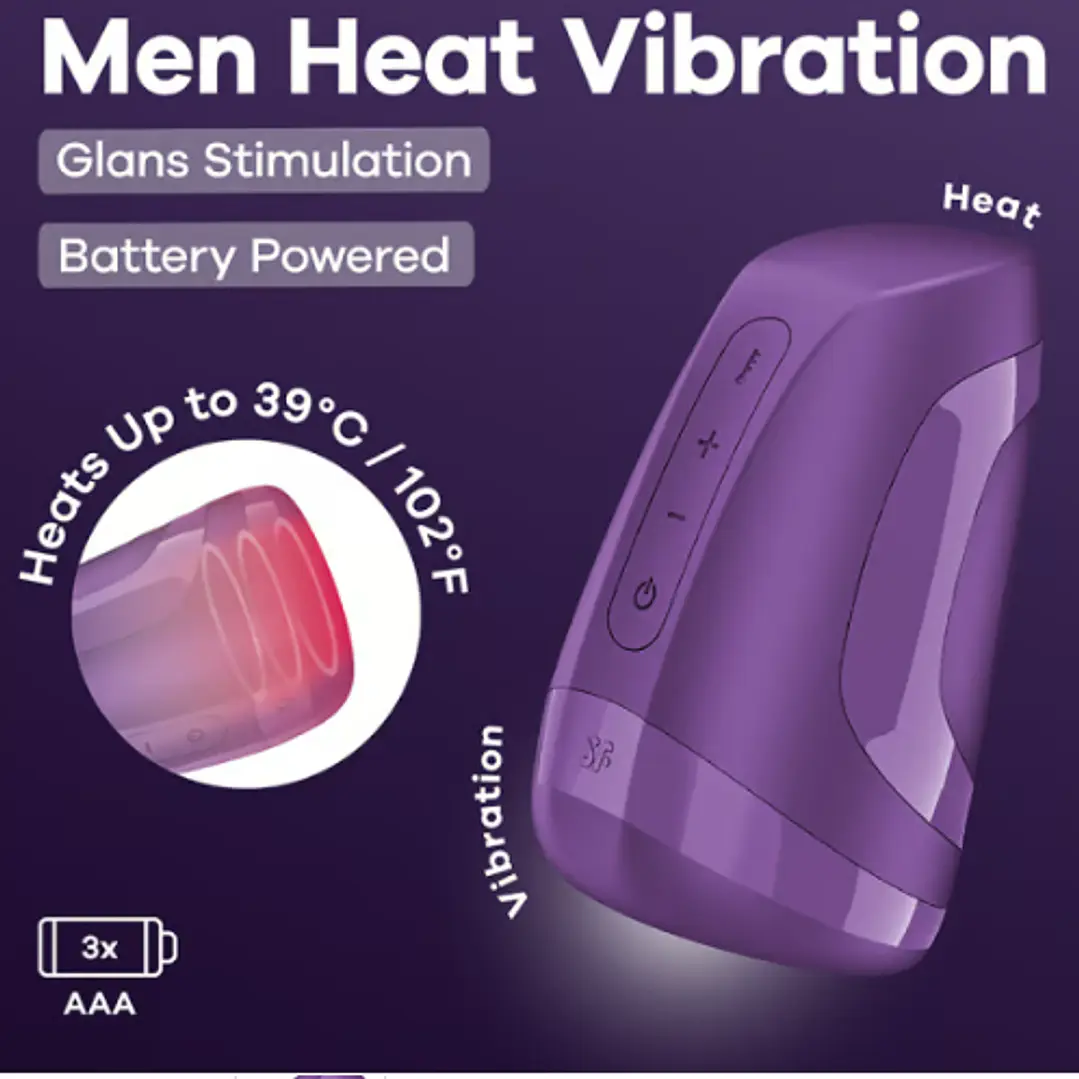 Masturbador Satisfyer Men Heat Vibration 4