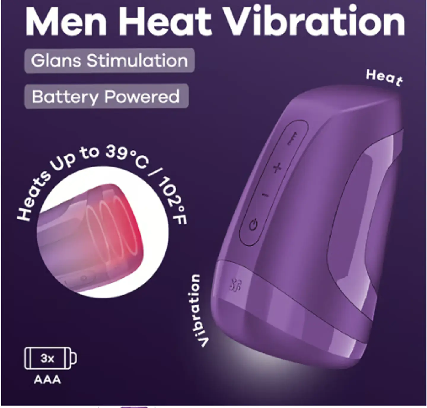 Masturbador Satisfyer Men Heat Vibration 4