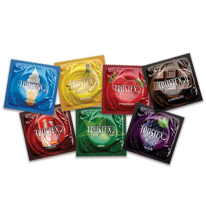 Condón con sabor TRUSTEX 1