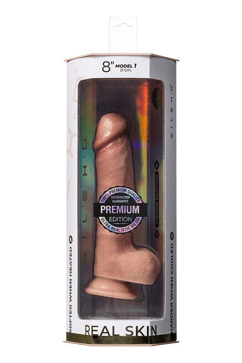 Dildo Premium Edition Real Skin 8" Modelo 1 